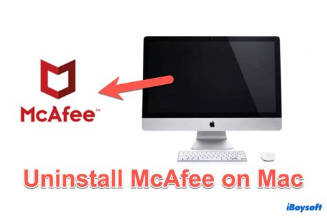 mcafee uninstall mac